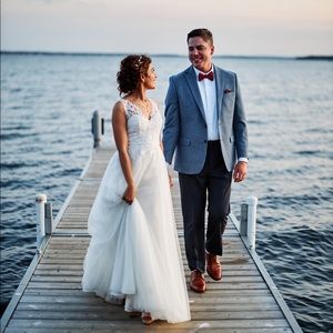 Jenny Yoo Savannah Wedding Dress GREAT Condition